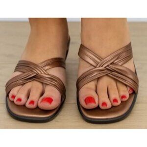 Italian Shoemakers Size 10  Finer Open Toe Sandals From Italy